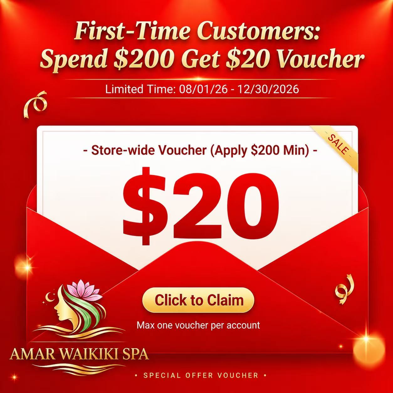 Spend $200, get a $20 voucher